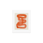 Orange Suave Art Print Gallery Image 1