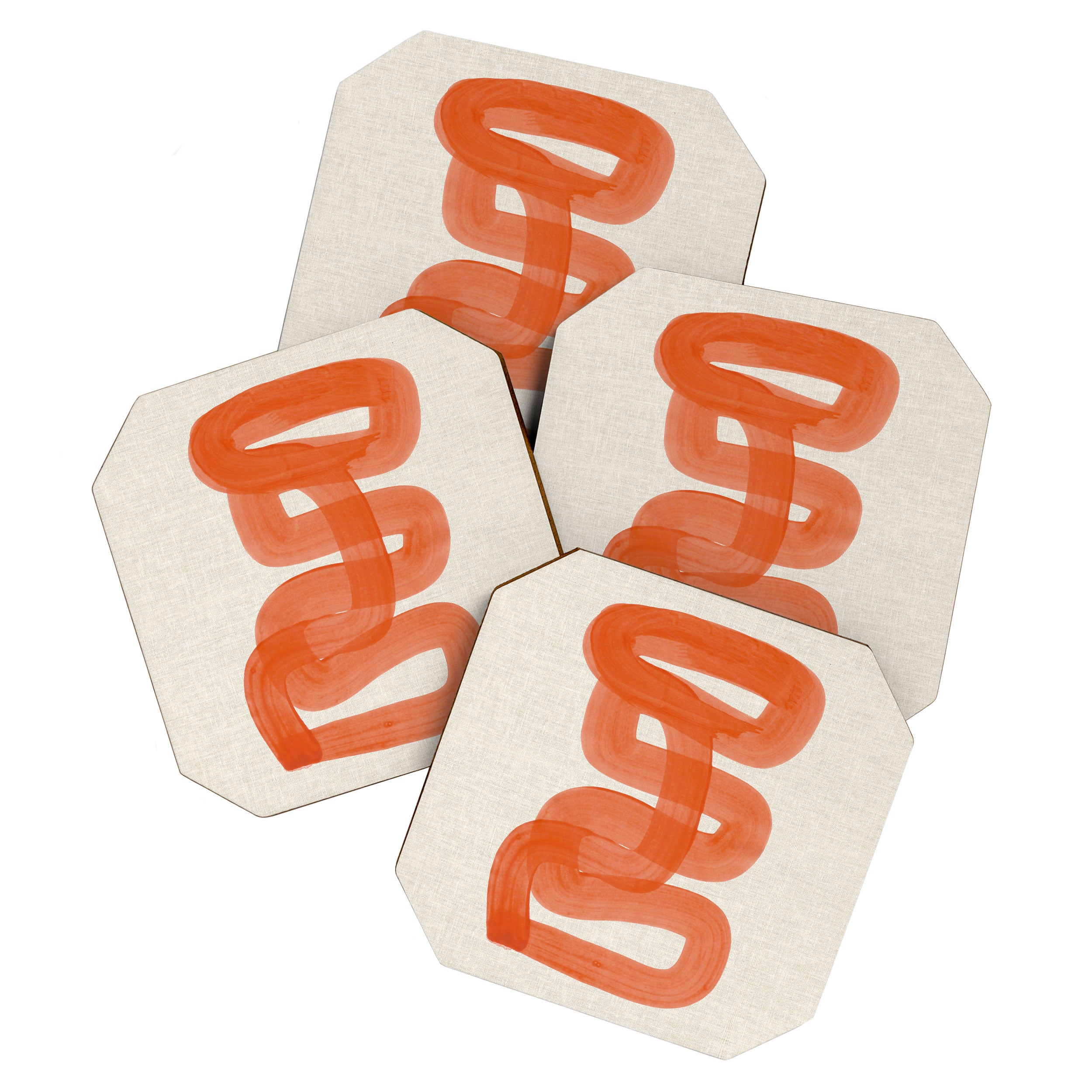Orange Suave Coaster Gallery Image 1