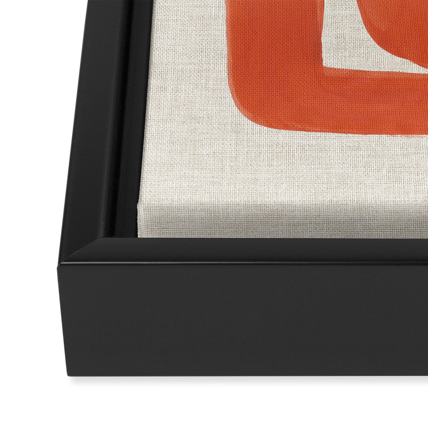 Orange Tank  Framed Canvas Print Gallery Image 3