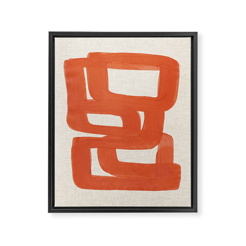 Orange Tank  Framed Canvas Print Gallery Image 6