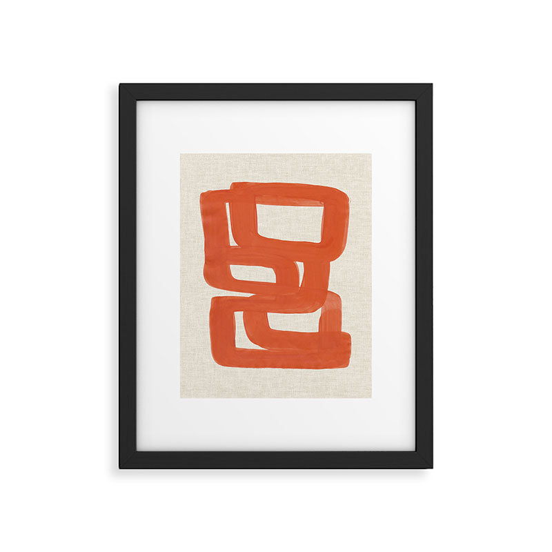 Orange Tank  Framed Art Print Gallery Image 5