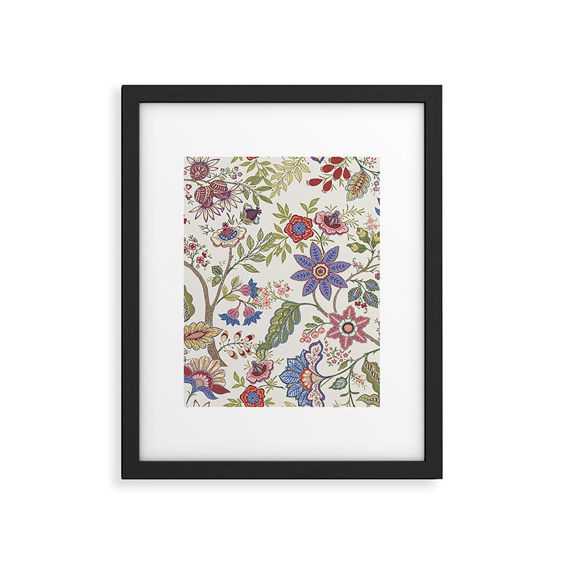 Oriental Chinoiserie Garden  Framed Art Print Gallery Image 5