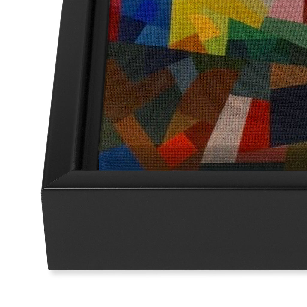Otto Freundlich Rosace ii Abstract Acrylic Painting Modern Geometric Colorful Art Pattern Framed Canvas Print Gallery Image 3