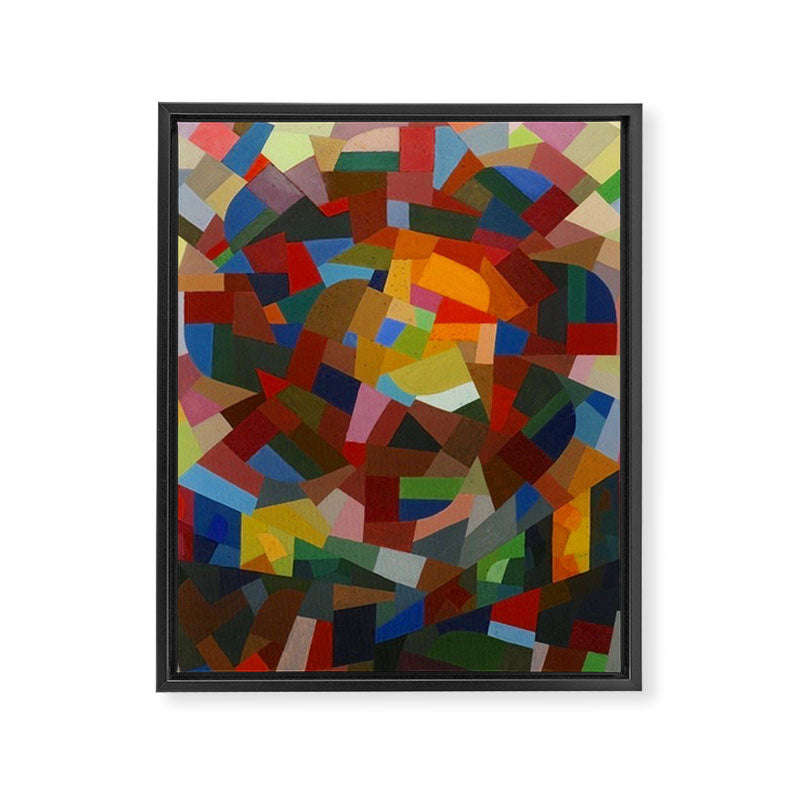 Otto Freundlich Rosace ii Abstract Acrylic Painting Modern Geometric Colorful Art Pattern Framed Canvas Print Gallery Image 6