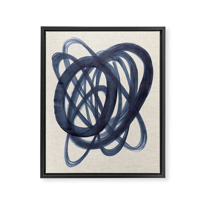 Over And Over Orbit Framed Canvas Print Gallery Image 1