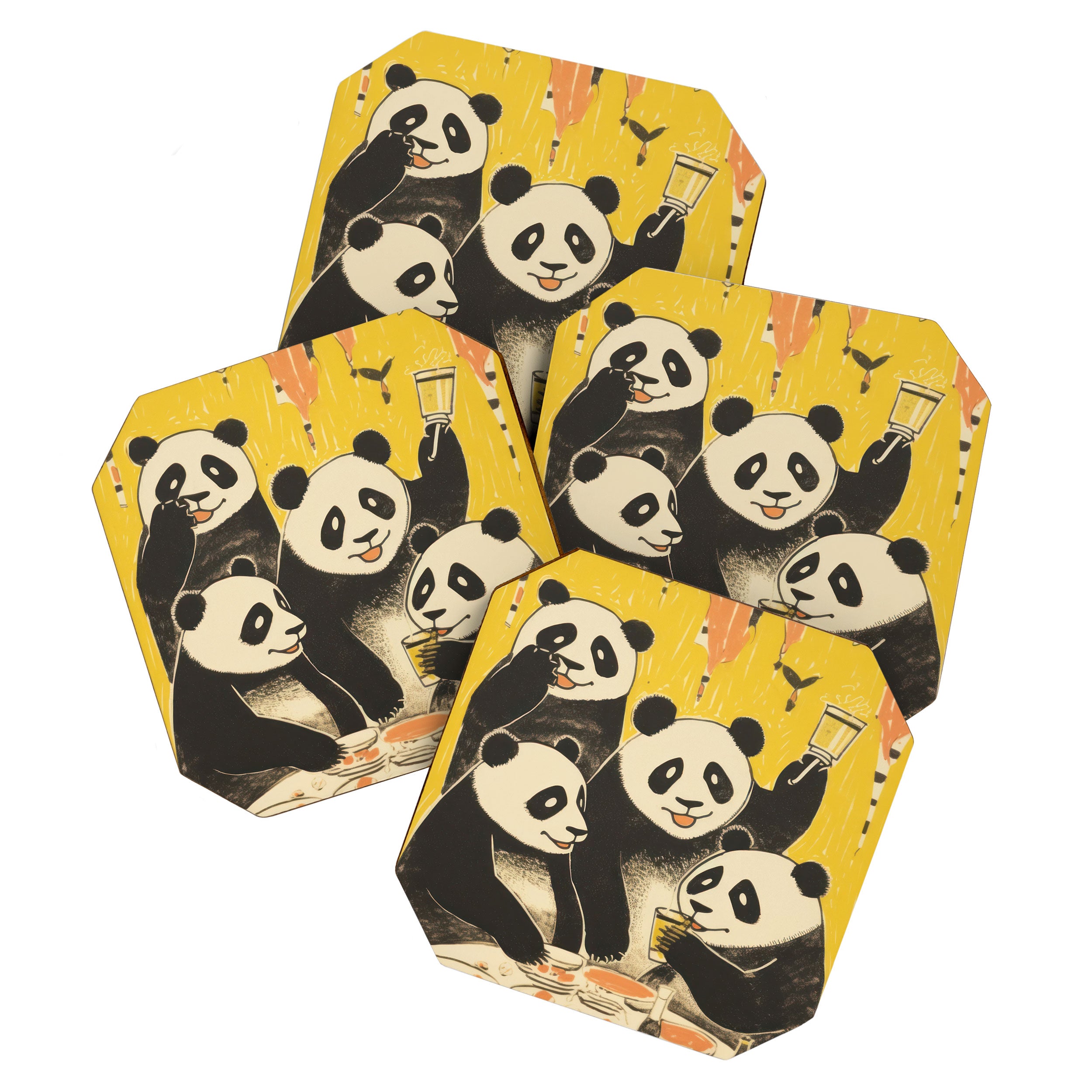 Panda Party Coaster Gallery Image 1
