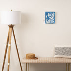 Pastel Blue Bush Canvas Print Gallery Image 2