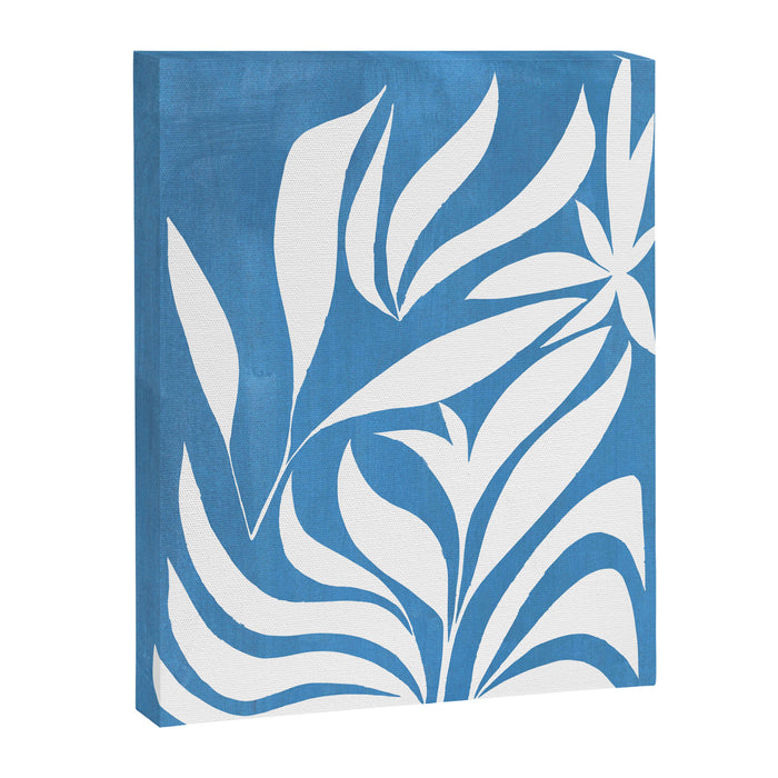 Pastel Blue Bush Canvas Print Gallery Image 1