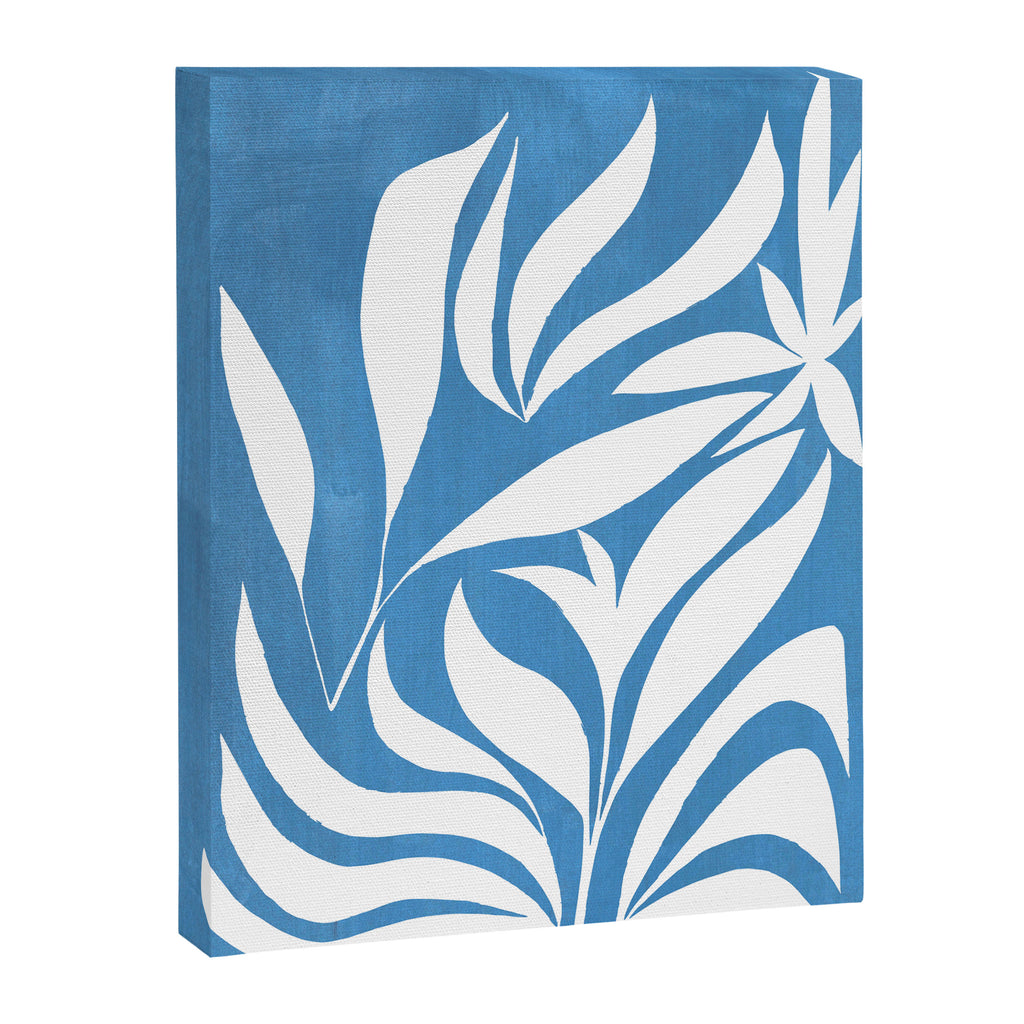 Pastel Blue Bush Canvas Print Gallery Image 6