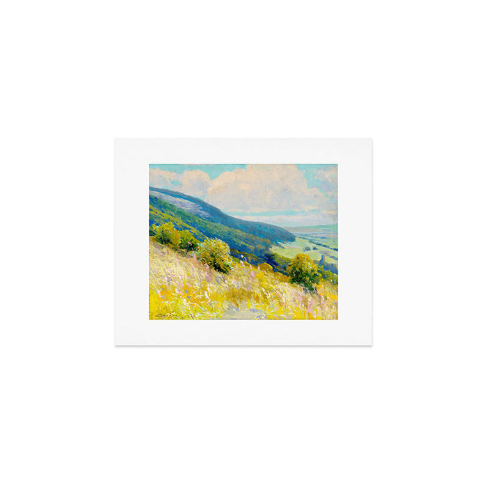 Pastel Landscape Painting Art Print Gallery Image 1
