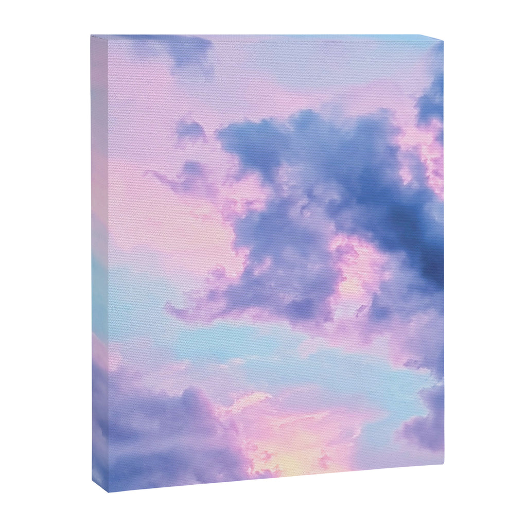 Pastel Purple Lilac Fluffy Fantasy Fairytale Sunset Clouds In The Sky Canvas Print Gallery Image 6