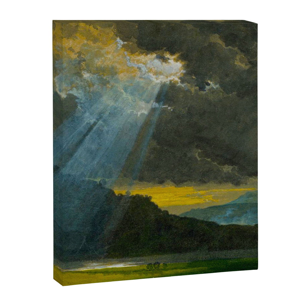 Penny Williams - Stormy Landscape - before 1885 Canvas Print Gallery Image 6