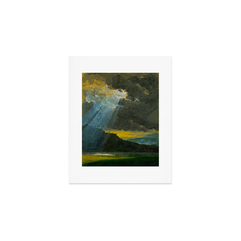 Penny Williams - Stormy Landscape - before 1885 Art Print Gallery Image 1