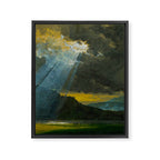 Penny Williams - Stormy Landscape - before 1885 Framed Canvas Print Gallery Image 6