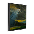Penny Williams - Stormy Landscape - before 1885 Framed Canvas Print Gallery Image 2