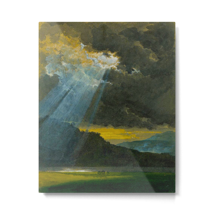 Penny Williams - Stormy Landscape - before 1885 Metal Print Gallery Image 1