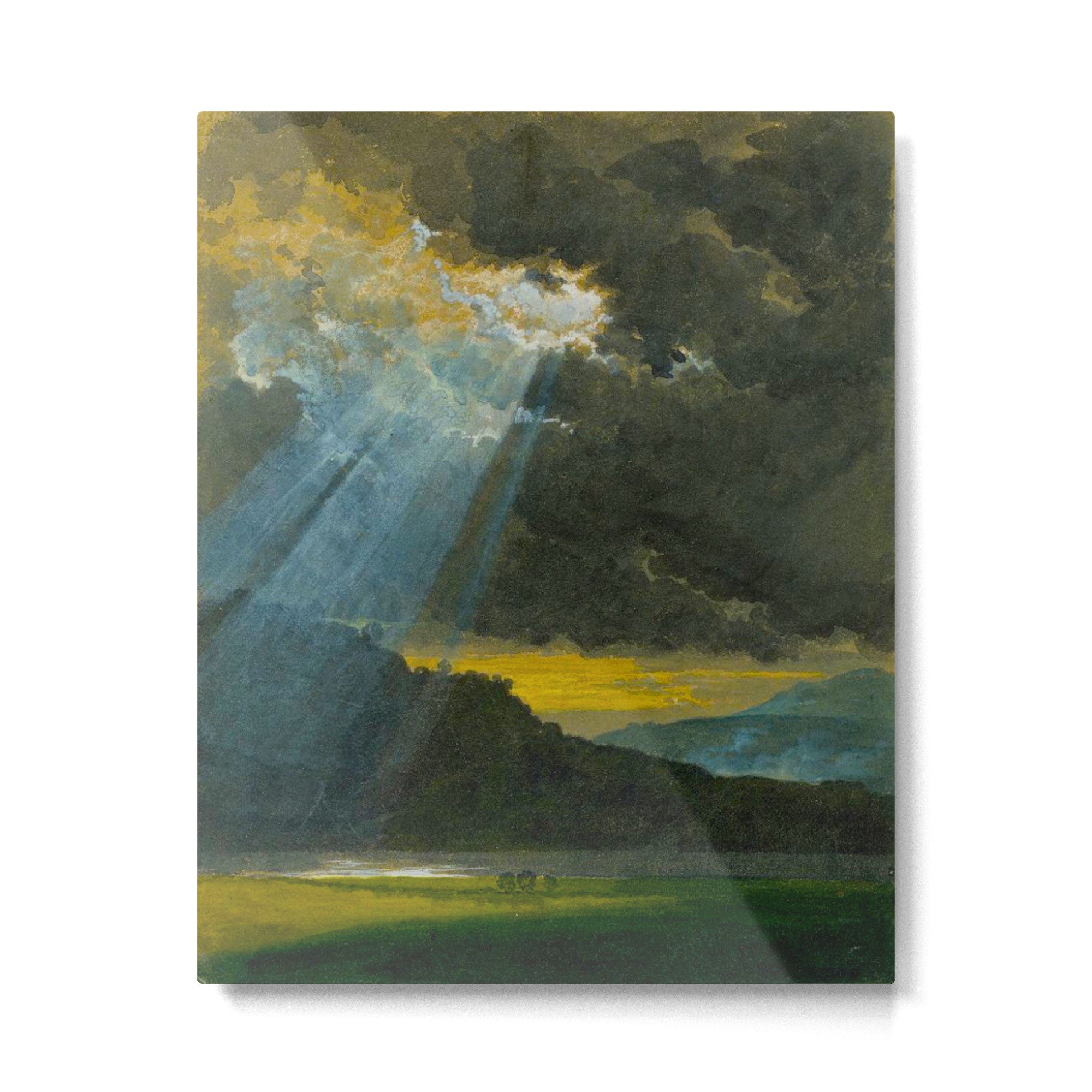 Penny Williams - Stormy Landscape - before 1885 Metal Print Gallery Image 4