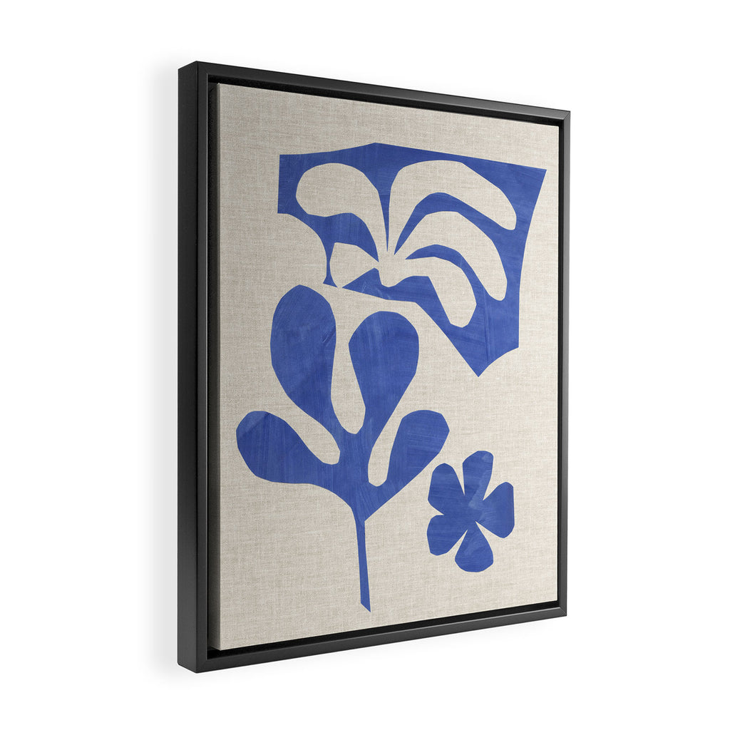 Periwinkle Bloom  Framed Canvas Print Gallery Image 2