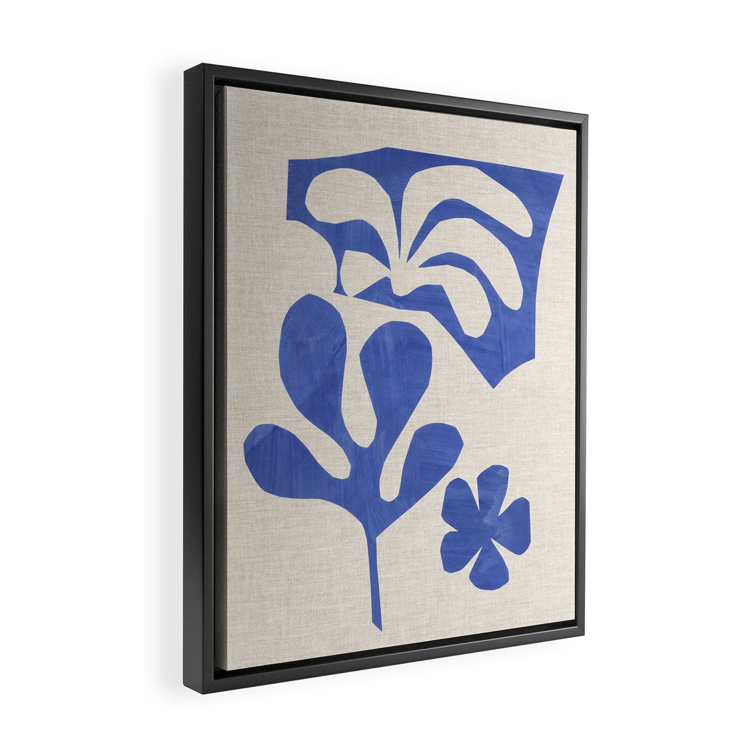 Periwinkle Bloom  Framed Canvas Print Gallery Image 2