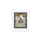 Persian Royal Court Dance Show Miniature Painting  Art Print Gallery Image 1