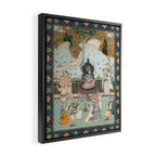 Persian Royal Court Dance Show Miniature Painting  Framed Canvas Print Gallery Image 2