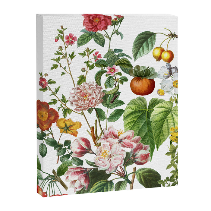 Persimmon Botanical Bloom Canvas Print Gallery Image 1