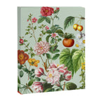 Persimmon Botanical Bloom Mint Green  Canvas Print Gallery Image 6