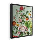 Persimmon Botanical Bloom Mint Green  Framed Canvas Print Gallery Image 2