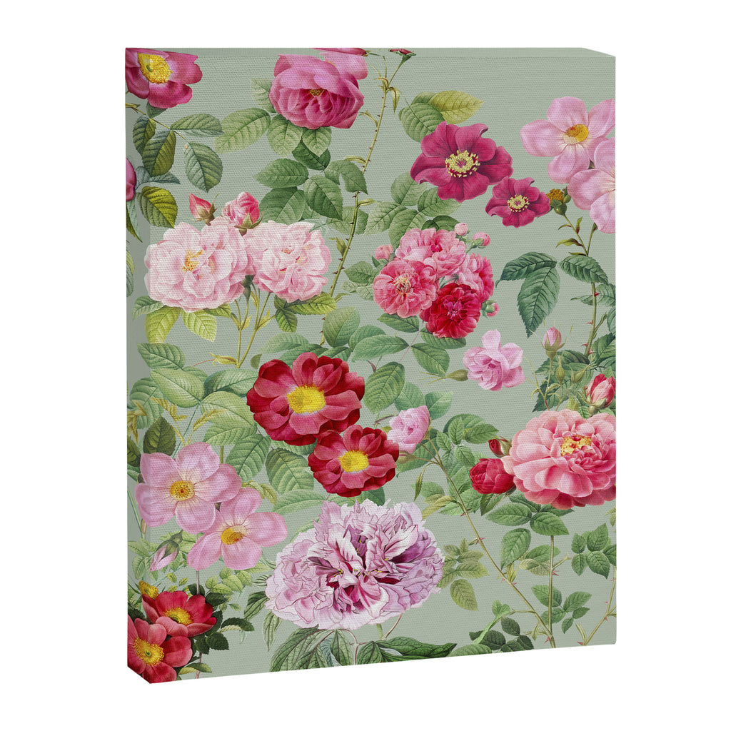 Pink Bloom Botanical Collage Canvas Print Gallery Image 6