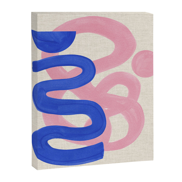 Pink Bloop Canvas Print Gallery Image 1
