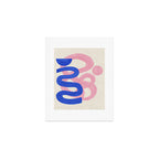 Pink Bloop Art Print Gallery Image 1