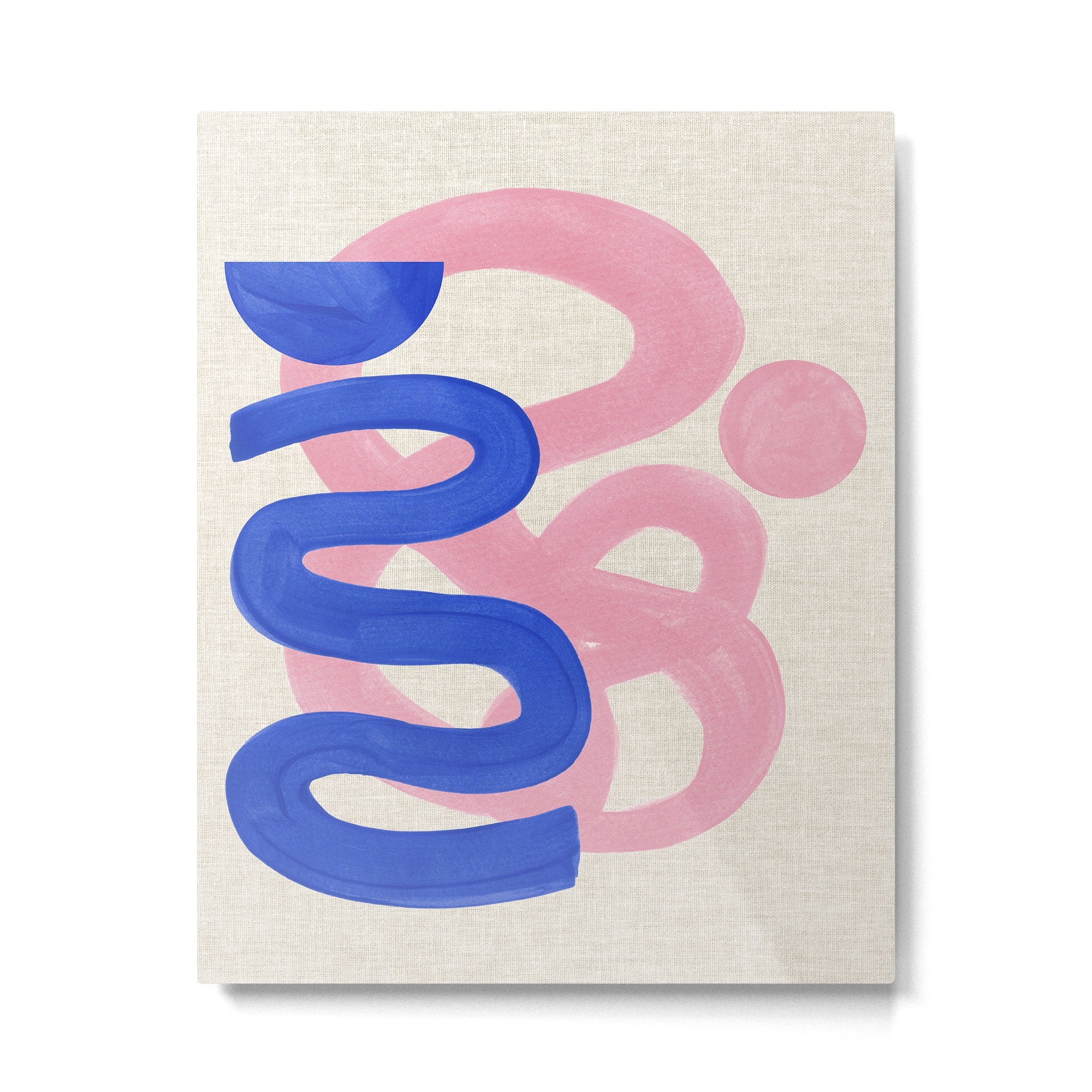 Pink Bloop Metal Print Gallery Image 4