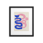 Pink Bloop Framed Art Print Gallery Image 5