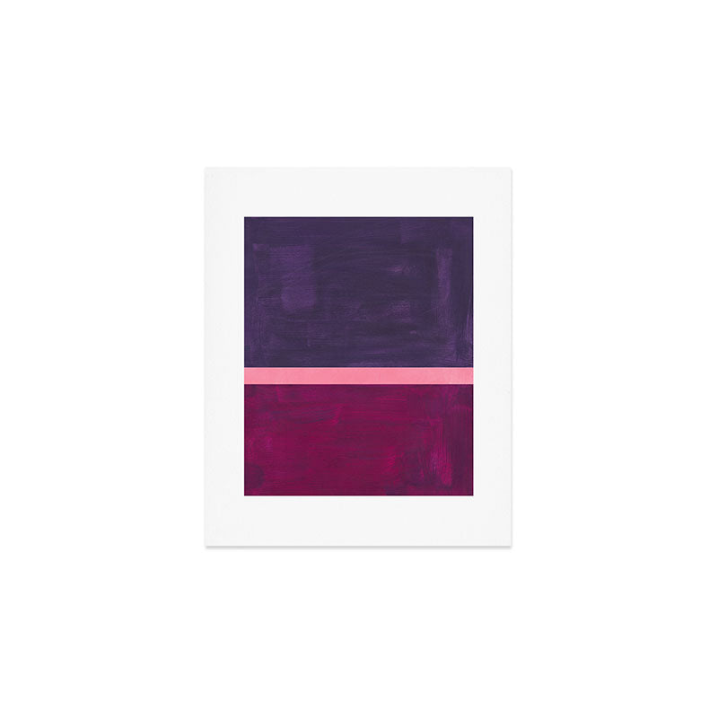 Pink Mauve  Art Print Gallery Image 1
