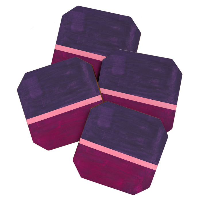 Pink Mauve  Coaster Gallery Image 1