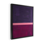 Pink Mauve  Framed Canvas Print Gallery Image 2