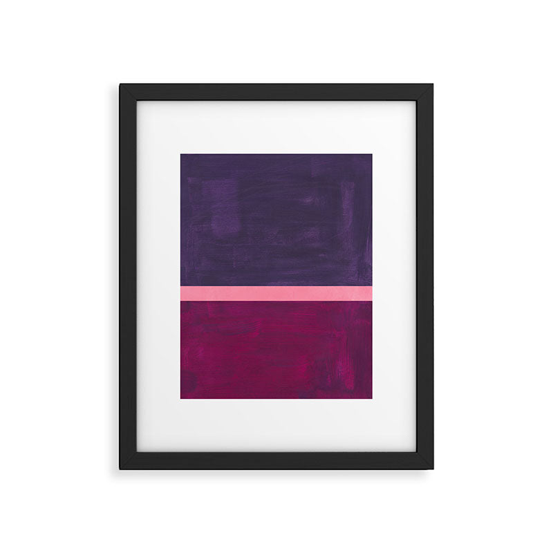 Pink Mauve  Framed Art Print Gallery Image 5