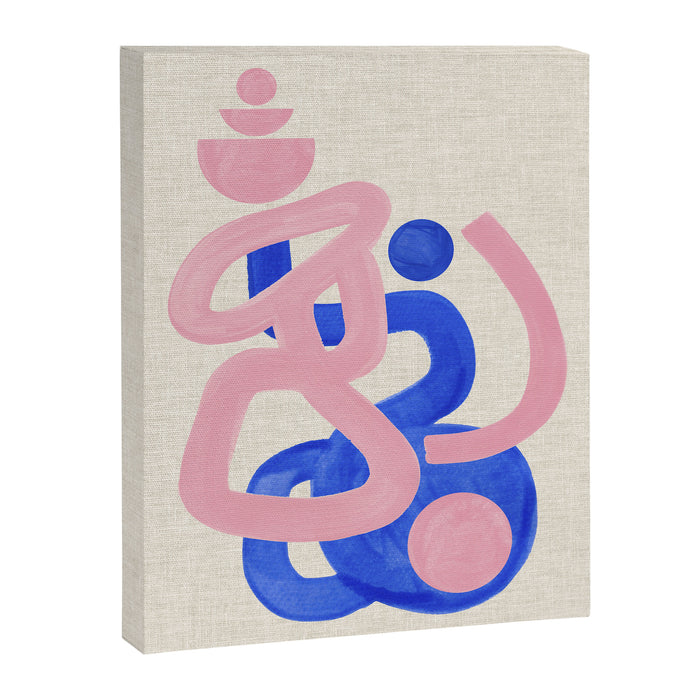 Pink Mountain Peak Canvas Print Gallery Image 1