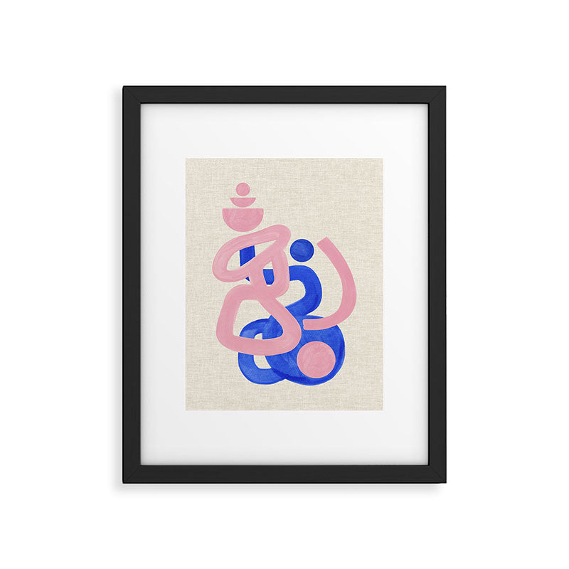 Pink Mountain Peak Framed Art Print Gallery Image 5
