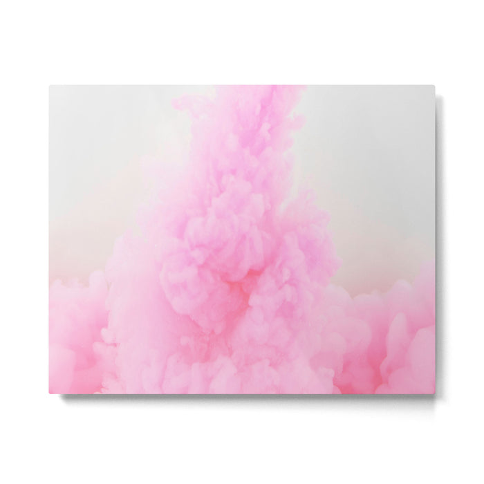 Pink Neon Smoke Clouds Metal Print Gallery Image 1
