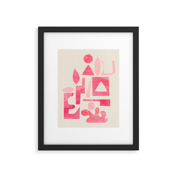 Pink Something  Framed Art Print Gallery Image 1