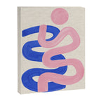 Pink Wiggle Embrace Canvas Print Gallery Image 6