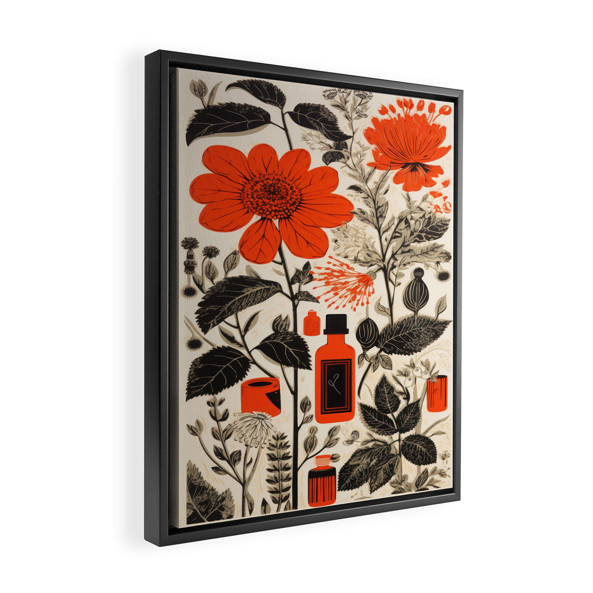 Plant Medicine Framed Canvas Print Gallery Image 2
