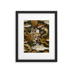 Pompeii Mosaic Ocean Creatures  Framed Art Print Gallery Image 6