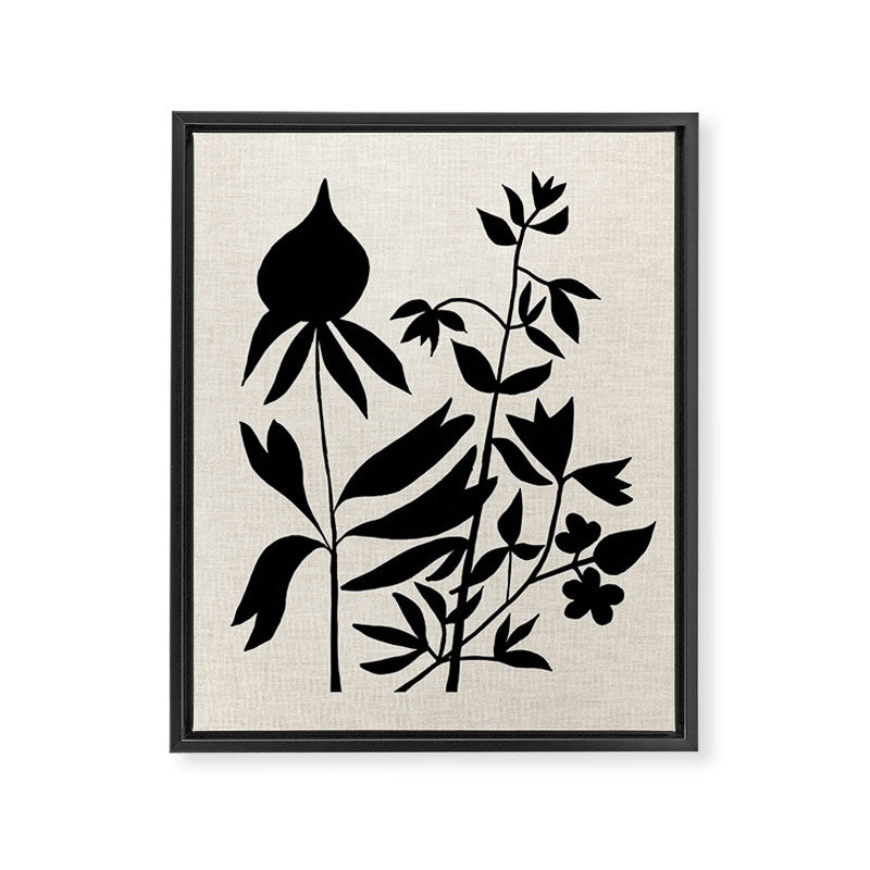 Poppy Bouquet Framed Canvas Print Gallery Image 6