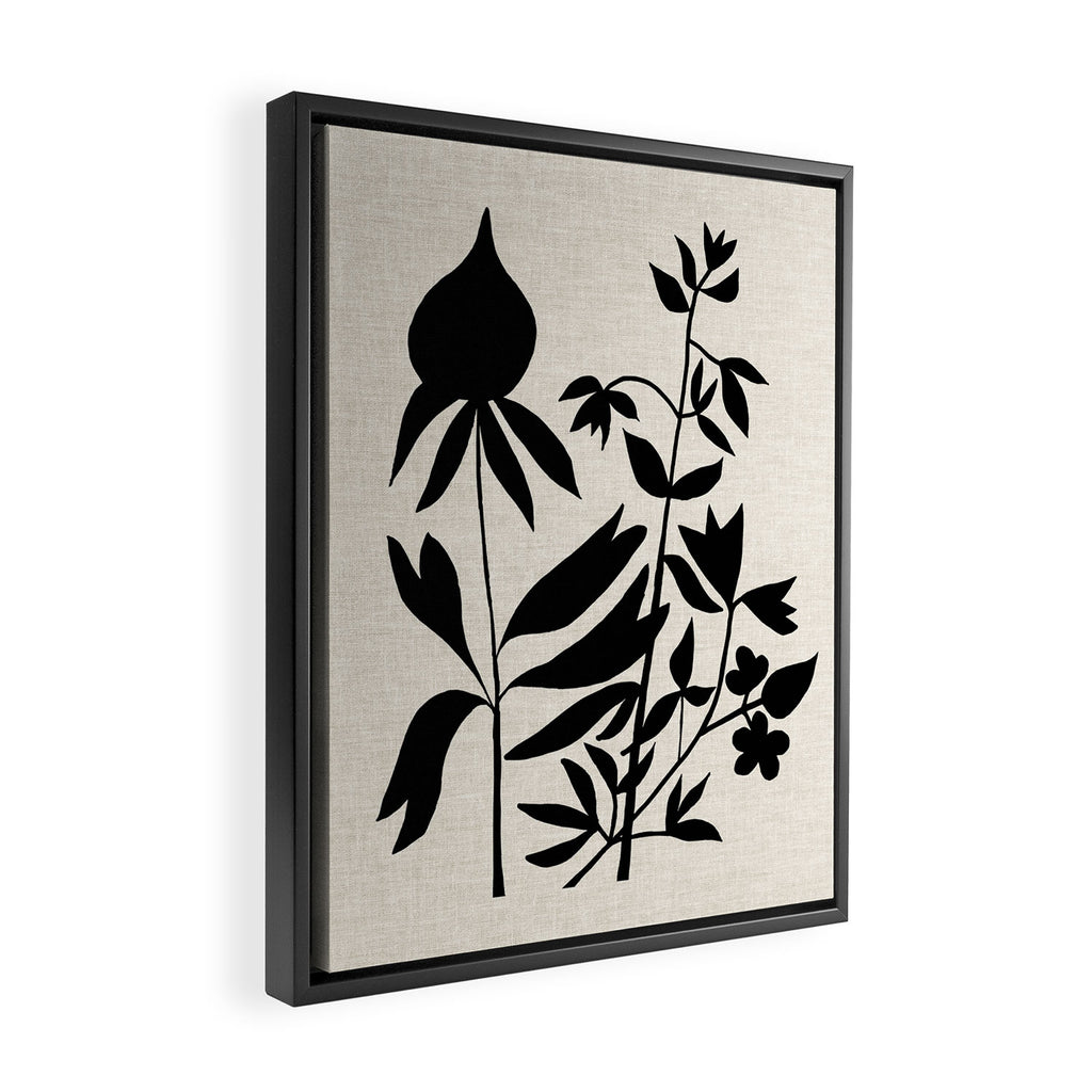 Poppy Bouquet Framed Canvas Print Gallery Image 2