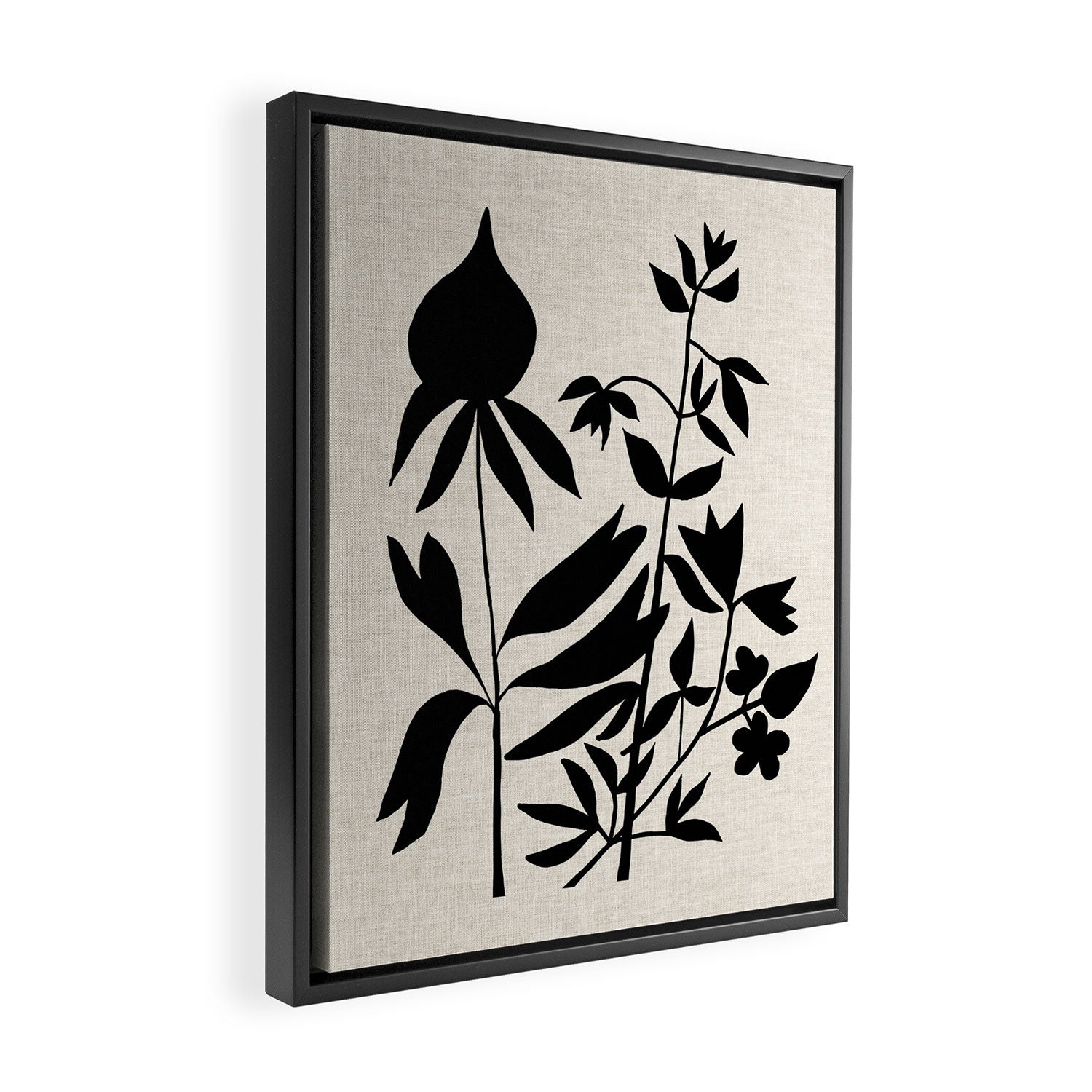 Poppy Bouquet Framed Canvas Print Gallery Image 2