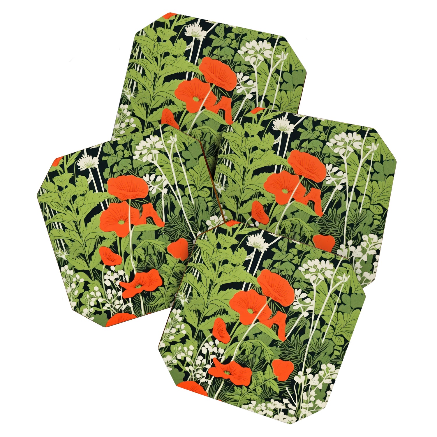 Poppy Pillar Garden Coaster Gallery Image 1