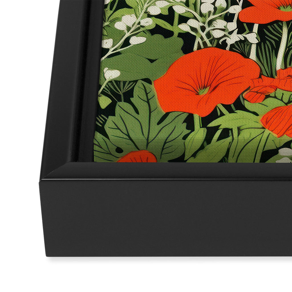 Poppy Pillar Garden Framed Canvas Print Gallery Image 3
