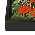 Poppy Pillar Garden Framed Canvas Print Gallery Image 3
